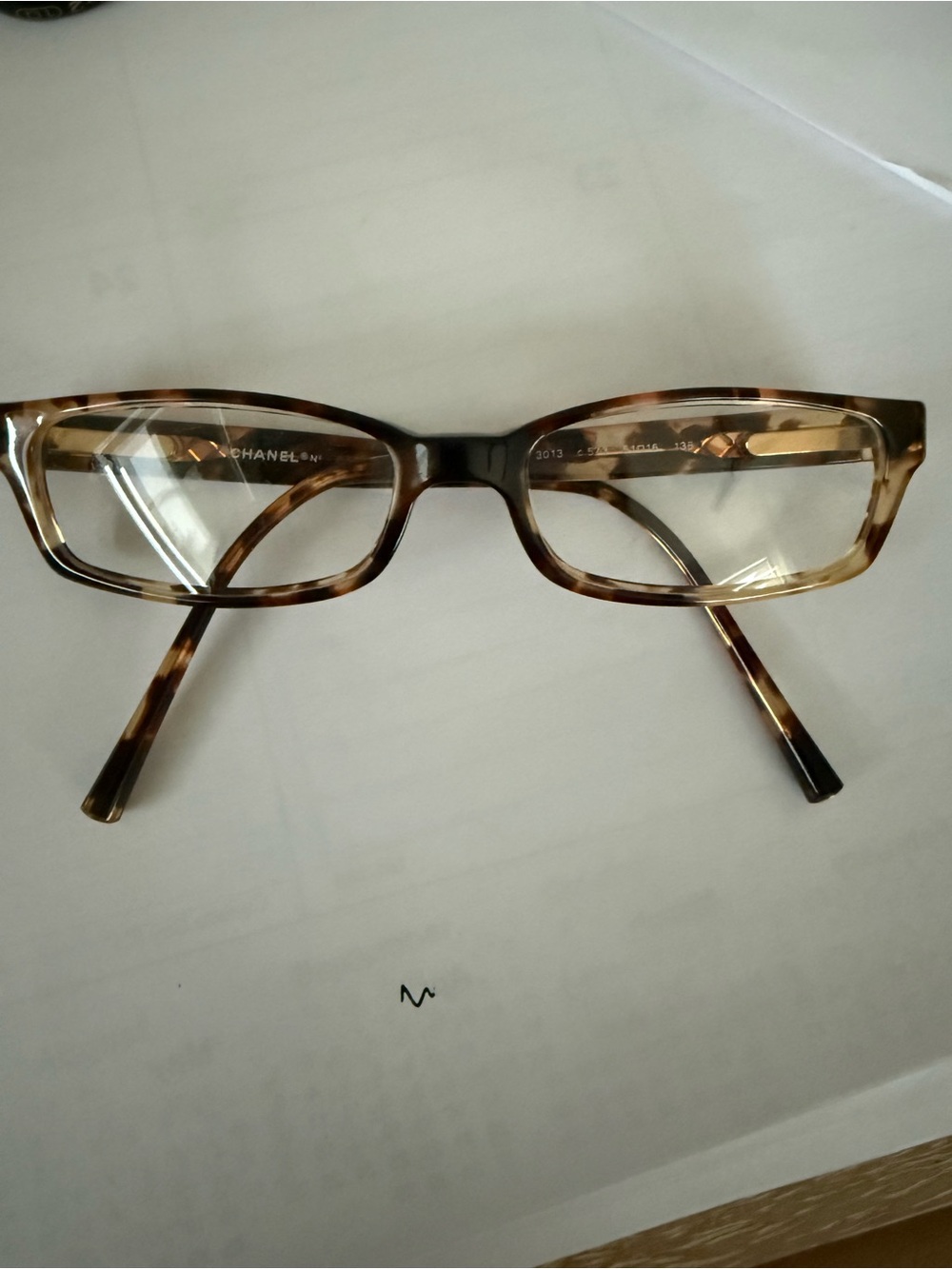 Chanel 3013 c.573 Square Havana Brown Eyeglasses Optical Frame 51-16-135